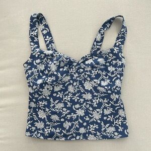 Abercrombie Twist-Front Wide Strap Cami